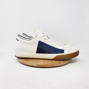 Rothy's White and Navy Sneakers